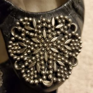 Tahari leather ballet Flats 7.5